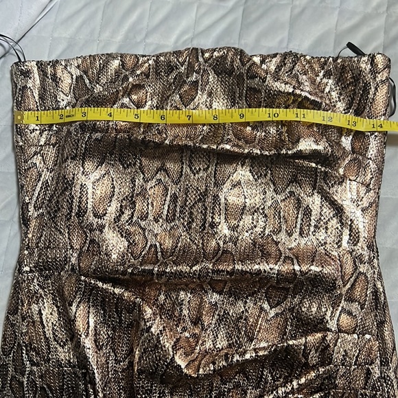 NWT Nookie Blind Date midi bronze M - Picture 8 of 8